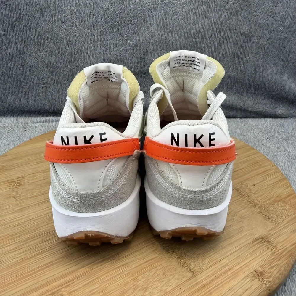 Nike Shoes Womens Size 7 White Suede Animal Print Orange Sneakers DZ5201-100